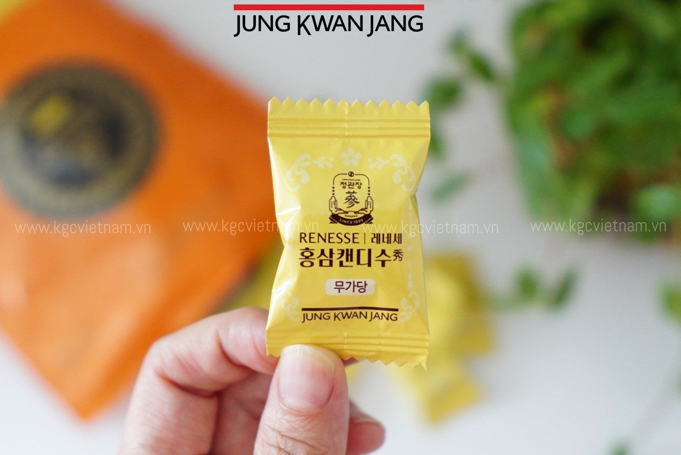 Kẹo Hồng Sâm Không Đường KGC Jung Kwan Jang 240g | KGC Việt Nam | www.kgcvietnam.vn