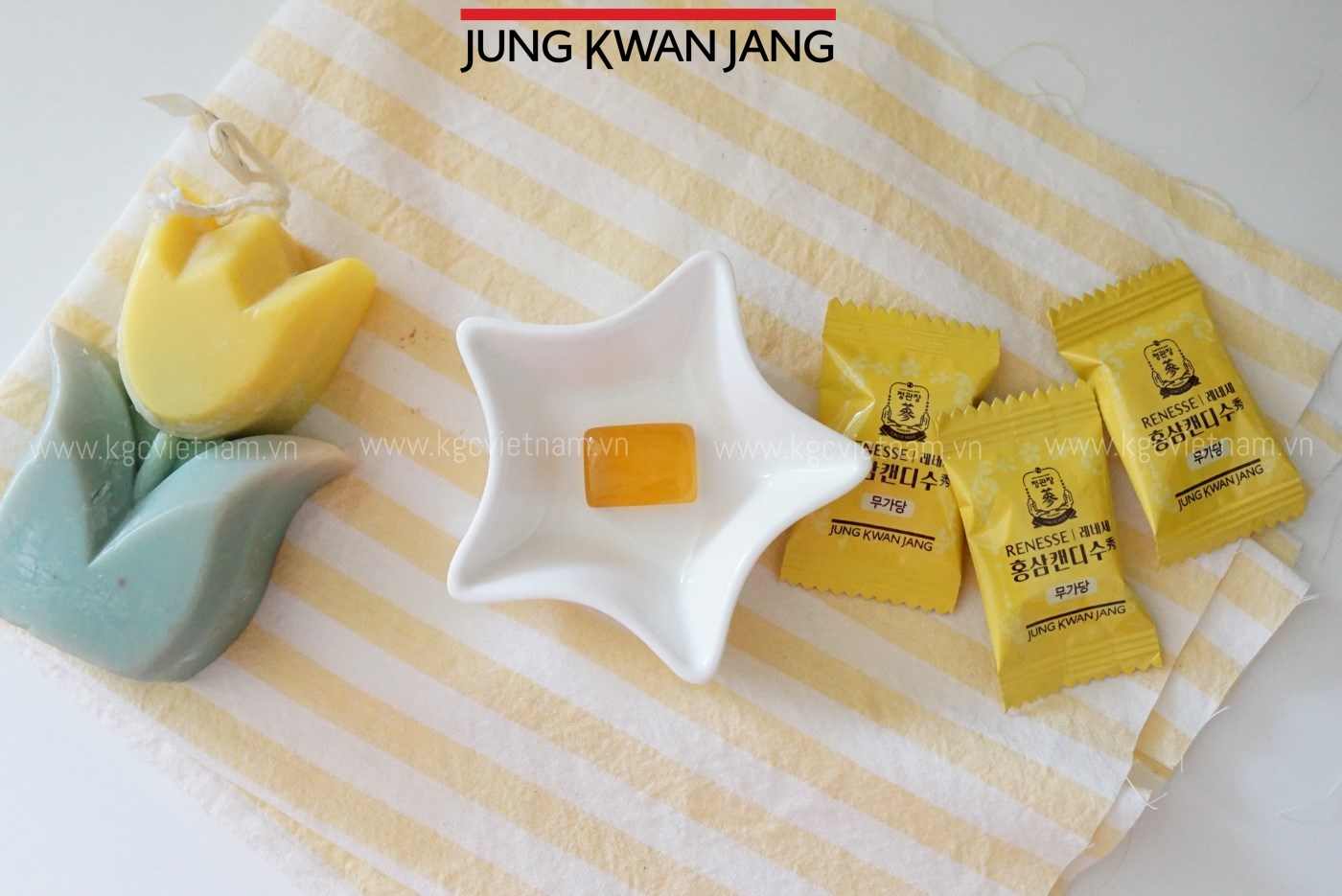 Kẹo Hồng Sâm Không Đường KGC Jung Kwan Jang 240g | KGC Việt Nam | www.kgcvietnam.vn